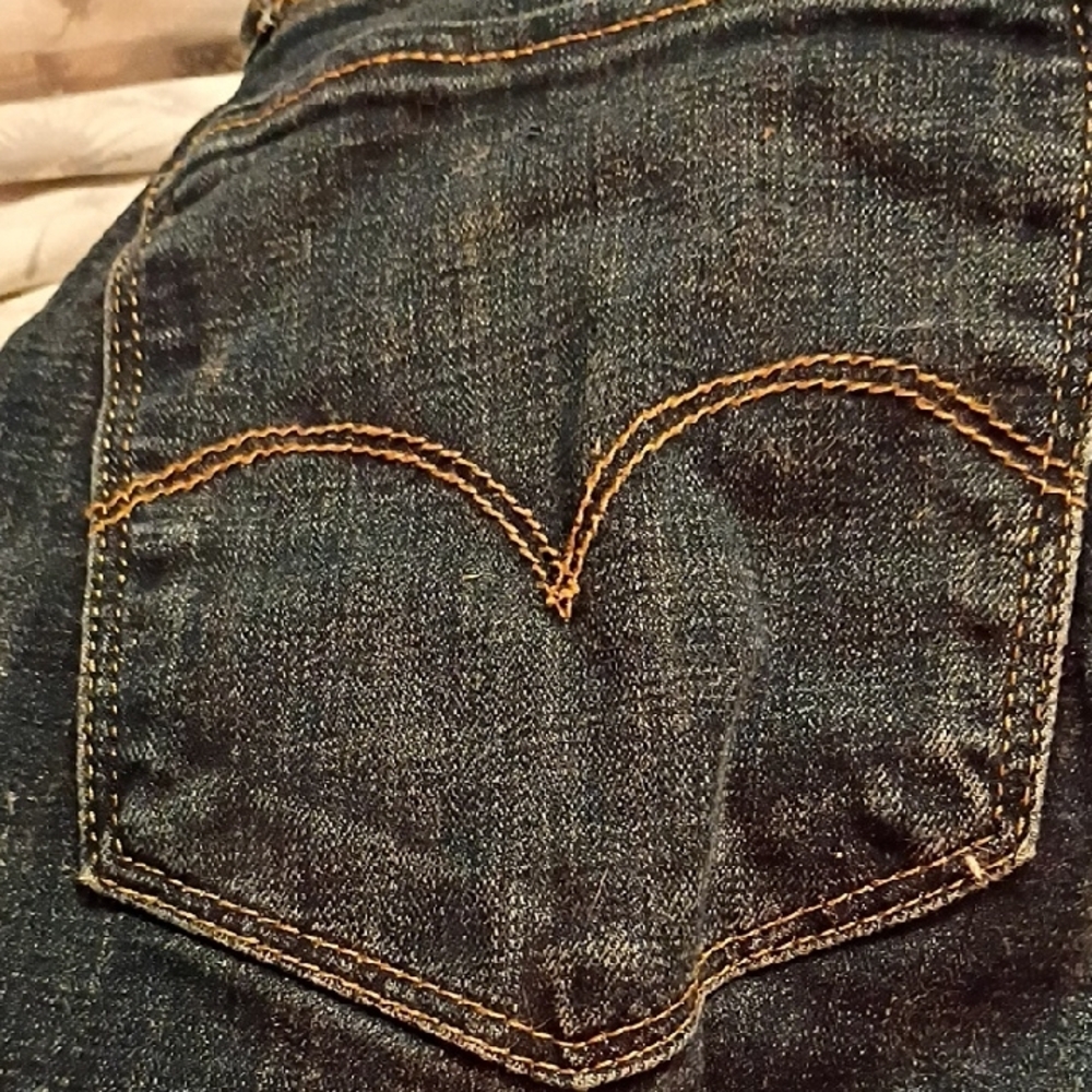 Levi's Women's High Rise Jeans - Dark Blue Highrise Skinny Sz29. - Picture 4 of 6